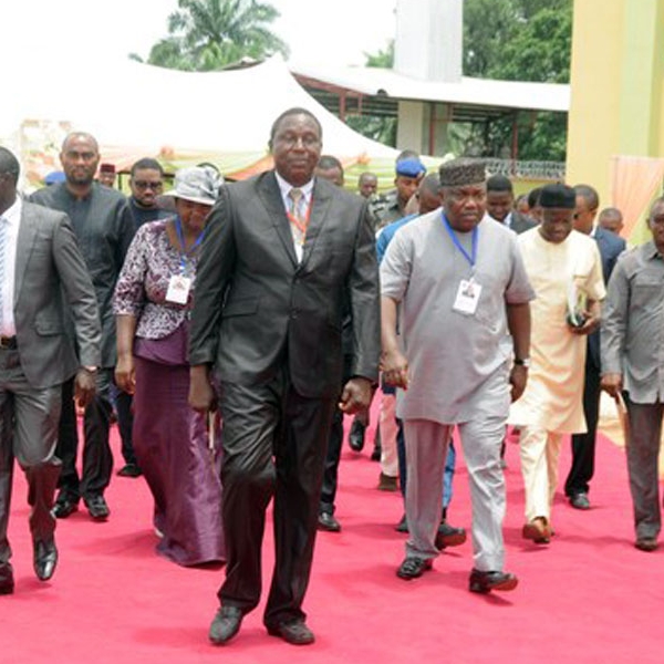 Enugu State Governor,  His Excellency Rt. Hon Ifeanyi Ugwuanyi (Gburugburu) on Tour of SSTAC